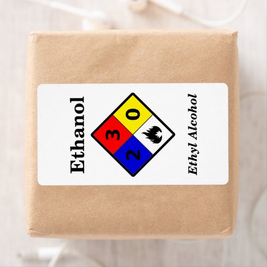 Ethanol-MSDS-Etikett (Insitu)
