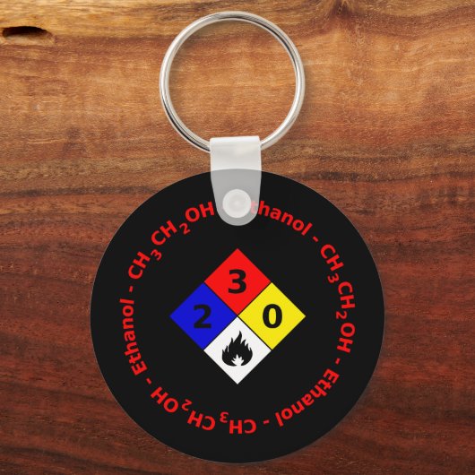 Ethanol MSDS Schlüsselanhänger (Vorderseite)