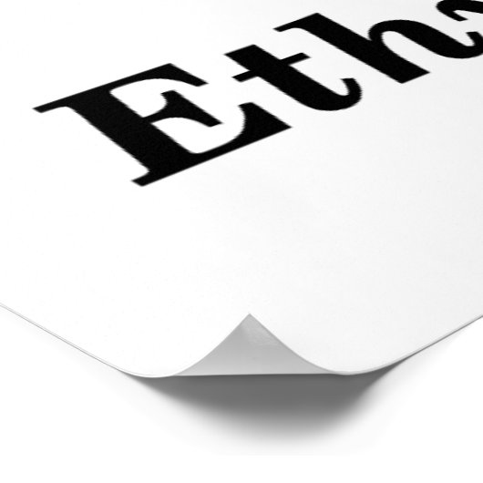 Ethanol MSDS Warnsymbol Poster (Ecke)