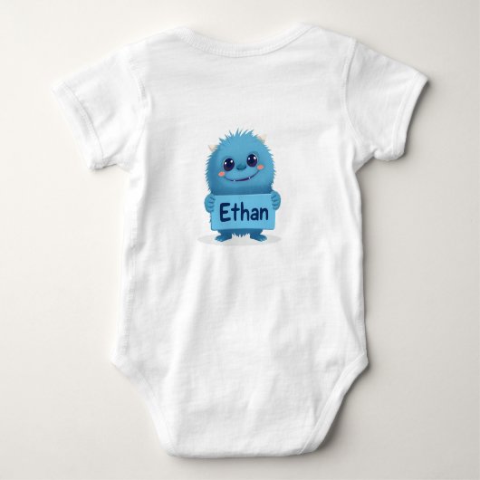 Ethan's Epic Monster Adventure Baby Strampler (Rückseite)