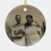 Ethel Boyd und Francis Roland Keramik Ornament (Vorne)