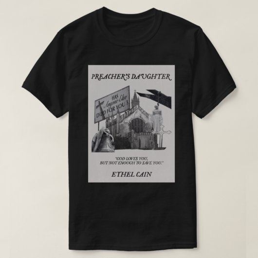 Ethel Cain Preaching T-Shirt (Design vorne)