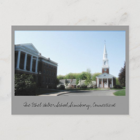 Ethel Walker School, Simsbury, CT Postkarte (Vorderseite)