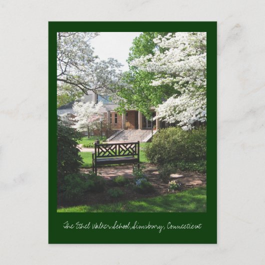 Ethel Walker School, Springtime Postkarte (Vorderseite)