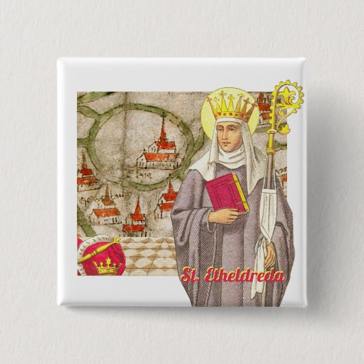 Etheldreda (Audrey) (P 003) Button (Vorderseite)