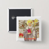 Etheldreda (Audrey) (P 003) Button (Vorne & Hinten)