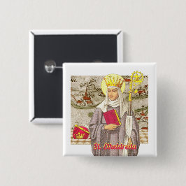 Etheldreda (Audrey) (P 003) Button