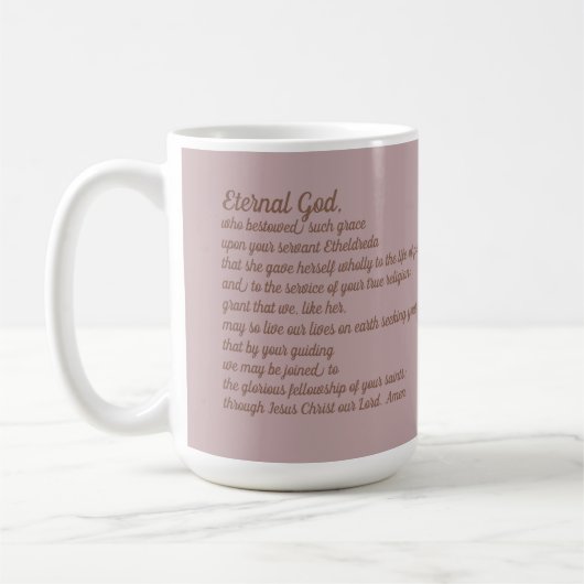 Etheldreda (Audrey) (P 003) Kaffeetasse (Links)