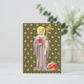 Etheldreda (Audrey) (P 003) Postkarte (Stehend Vorderseite)