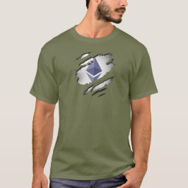 Ether Torn Image w/ Reveal Under T-Shirt