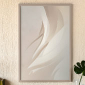 Ethereal Abstrakt Art Beige Poster