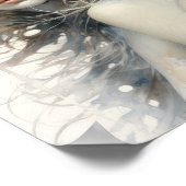 Ethereal Abstrakte Aquarellbahn Art Poster - Ins (Ecke)