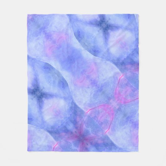 Ethereal Abstrakte Kunst Fleecedecke (Vorderseite)