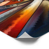 Ethereal - Abstrakte Kunst - Surreal Poster (Ecke)