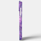 Ethereal Amethyst Flow Elegant Abstrakt Lila Case-Mate iPhone Hülle (Rückseite / Links)