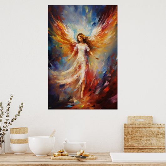Ethereal Angel Art Poster (Küche)