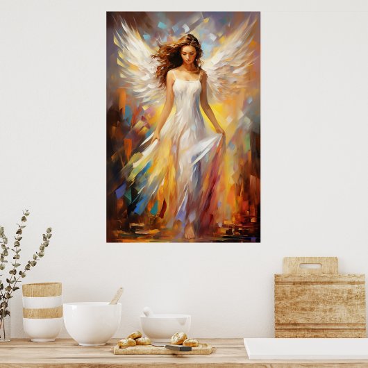 Ethereal Angel Art Poster (Küche)