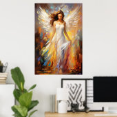 Ethereal Angel Art Poster (Heimbüro)
