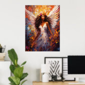 Ethereal Angel Art Poster (Heimbüro)