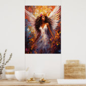 Ethereal Angel Art Poster (Küche)