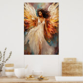 Ethereal Angel Art Poster (Küche)