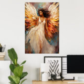 Ethereal Angel Art Poster (Heimbüro)