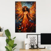 Ethereal Angel Art Poster (Heimbüro)
