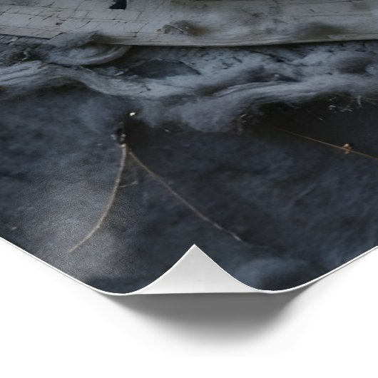 Ethereal-Angel-Silhouette Poster (Ecke)