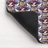 Ethereal Angelic Chibi - Engel, Halo, Blume Mousepad (Ecke)