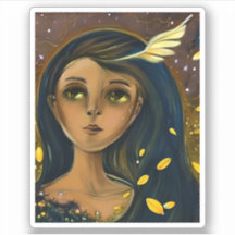 Ethereal Angelic Girl Abstrakte Kunst, Dichtung un