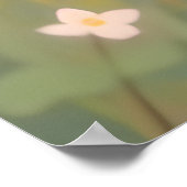 Ethereal Anime Girl mit Hörnern auf Whimsical Mead Poster (Ecke)