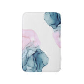 Ethereal Aquamarin & rosa Inky Fantasy Glamour Badematte (Vorderseite Vertikal)