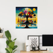 Ethereal Arboretum - Printable Wall Art Design Poster (Heimbüro)