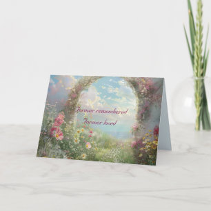 ETHEREAL ARCH SYMPATHY CARD DANKESKARTE