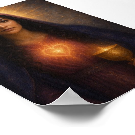 Ethereal Ascended Master Mary Magdalene Poster (Ecke)