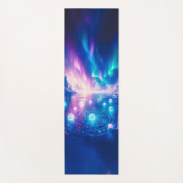 Ethereal Aurora Ice Ritual Fantasy Design | Mystic Yogamatte