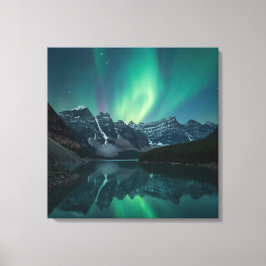Ethereal Aurora Triptych - Northern Lights Poster Leinwanddruck
