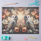 Ethereal Baroque Florals & Owls Decoupage Paper Seidenpapier (Basteln)