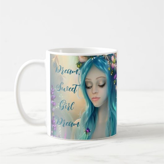 Ethereal | Beautiful Blue Fairy Kaffeetasse (Links)