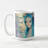 Ethereal | Beautiful Blue Fairy Kaffeetasse (Links)