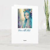 Ethereal | Beautiful Blue Fairy Karte (Rückseite)