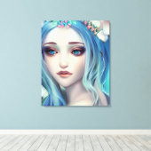 Ethereal | Beautiful Fairy Birthday Leinwanddruck (Insitu (Holzboden))