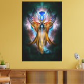 Ethereal Beauty_Arsencia_Golden Setren Leinwand Pr (Insitu (Wohnzimmer))