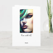 Ethereal Beauty Funkelnd Juwelen Karte (Rückseite)