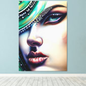 Ethereal Beauty Funkelnd Juwelen Leinwanddruck (Insitu (Holzboden))