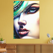 Ethereal Beauty Funkelnd Juwelen Leinwanddruck (Insitu (Wohnzimmer))