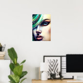 Ethereal Beauty Funkelnd Juwelen Poster (Heimbüro)