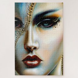 Ethereal Beauty Golden Goddess Puzzle