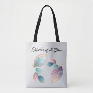 Ethereal Beauty Soft Tone Whimsical Pastel Blätter Tasche