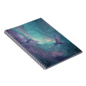 Ethereal Birds Aurora Notebook Notizblock (Rechte Seite)